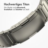 Accezz Mattes Titanstahlarmband für Samsung Galaxy Watch Ultra 2 (2026) / Ultra (2024/2025) - Titanium