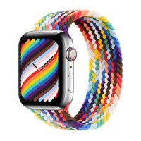 Apple Geflochtenes Solo Loop für  Apple Watch | 38/40/41/42 mm - Größe 6 - Pride Edition