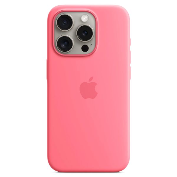 Apple Silikon-Case MagSafe Apple iPhone 15 Pro - Rosa