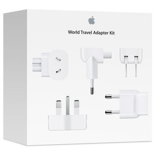 Apple World Travel Adapter Kit - 5× Steckeradapter für Apple-Ladegerät - Weiß