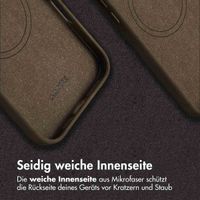 Accezz Vintage Leather Magsafe Backcover Apple iPhone 16 Pro Max - Rustic Brown
