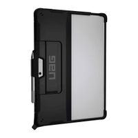 UAG Scout Backcover Handstrap in fabrikverpackung für das Microsoft Surface Pro 9 / 10 / 11 - Schwarz