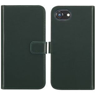 Selencia Echtleder Klapphülle Apple iPhone 17e / 16e - Grün