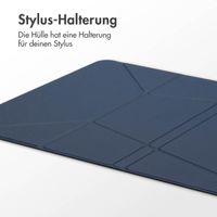 Accezz High Stand tablet case Apple iPad Air 11 Zoll (2026) M4 / (2025) M3 / (2024) M2 / Air 5 (2022) / Air 4 (2020) - Dunkelblau