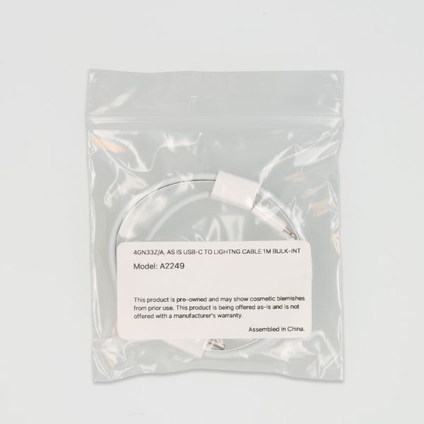 Apple USB-C-auf-Lightning-Kabel in Originalverpackung - Apple 'pre-owned' - MFI - 1 Meter