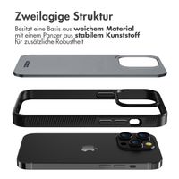Accezz Rugged Frosted Back Cover Apple iPhone 14 Pro - Schwarz