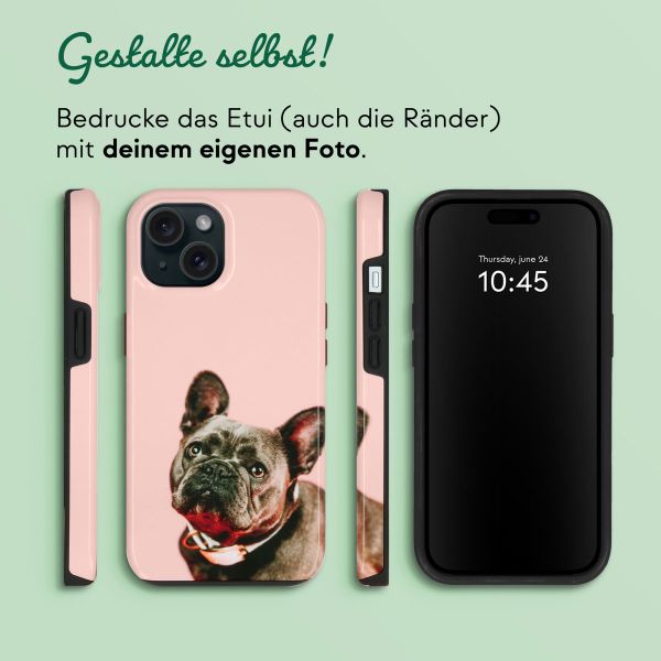 Gestalte deine eigene robuste Hülle Apple iPhone 15 - Weiß
