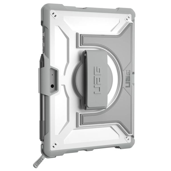 UAG Plasma Healthcare backcover mit Strap und Schultergurt Microsoft Surface Go / Go 2 / Go 3 / Go 4 - Weiß / Grau