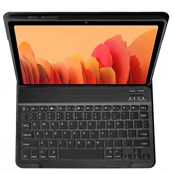 Accezz Bluetooth Keyboard Klapphülle Samsung Galaxy Tab A7 - QWERTY / NL - Schwarz