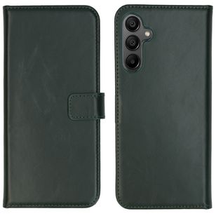 Selencia Echtleder Klapphülle Samsung Galaxy A15 (5G/4G) - Grün