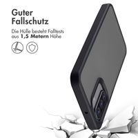 Accezz Rugged Frosted Back Cover Samsung Galaxy A18 (4G) / A17 (4G/5G) - Schwarz