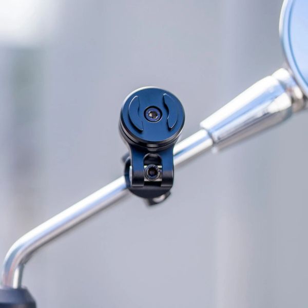 SP Connect Mirror Mount Pro SPC+ Handyhalterung für Scooter / Motorrad - Spiegelbefestigung - Schwarz