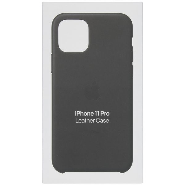 Apple Leder-Case Apple iPhone 11 Pro - Schwarz