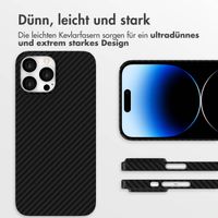 Accezz MagSafe Kevlar® Hülle Apple iPhone 14 Pro Max - Schwarz
