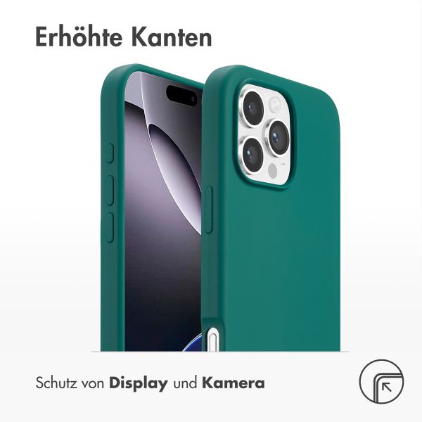 Accezz Liquid Silikoncase mit MagSafe Apple iPhone 16 Pro Max - Forest Green