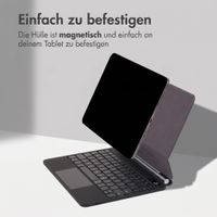 Accezz Magnetische Bluetooth Tastatur Apple iPad 11 (2025) 11 Zoll A16 / iPad 10 (2022) 10.9 Zoll - QWERTY / NL - Schwarz