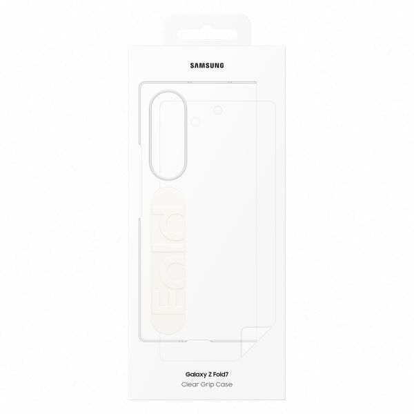 Samsung Clear Grip Case Samsung Galaxy Z Fold 7 - Transparent