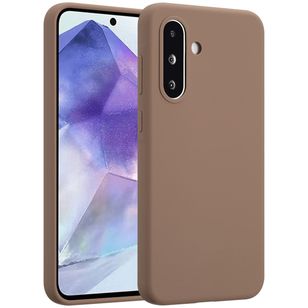 Accezz Liquid Silikoncase Samsung Galaxy A36 / A56 - Hellbraun