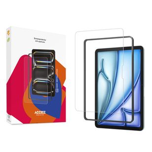 Accezz Schutzfolie aus gehärtetem Glas mit Applikator Apple iPad Air 11 Zoll (2026) M4 / (2025) M3 / (2024) M2