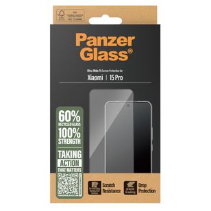 PanzerGlass Ultra-Wide Fit Antibakterieller Displayschutz Xiaomi 15 Pro