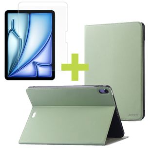 Accezz Classic Tablet Case Apple iPad 11 (2025) 11 Zoll A16 / iPad 10 (2022) 10.9 Zoll - Grün