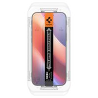 Spigen GLAStR Privacy EZ Fit Displayschutzfolie + Applicator - 2er-Pack Apple iPhone 17 / 17 Pro / 16 Pro