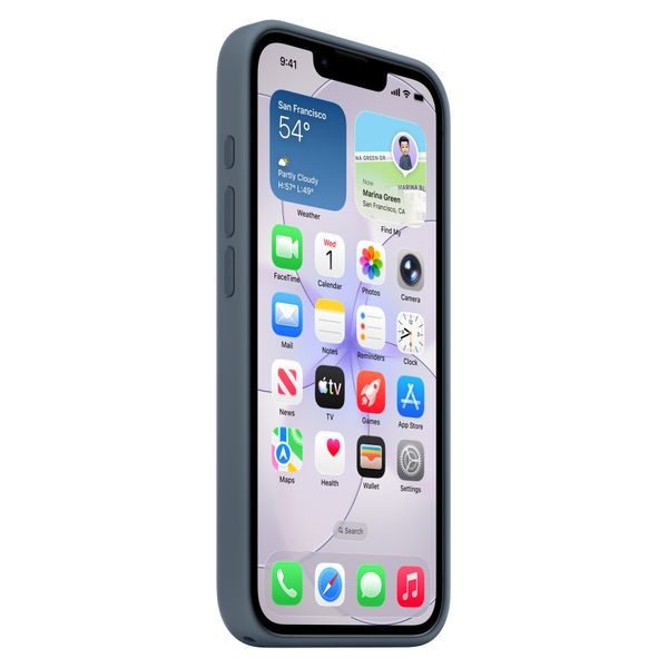 Apple Silikonhülle mit MagSafe Apple iPhone 17e - Anchor Blue