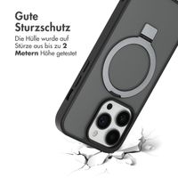 Accezz Ring Stand Backcover mit MagSafe Apple iPhone 14 Pro - Schwarz