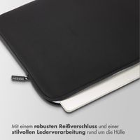 Accezz Laptop Hülle 17 Zoll - Laptop Sleeve - Schwarz