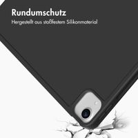 Accezz Smarte Klapphülle aus Silikon Apple iPad Air 13 Zoll (2026) M4 / (2025) M3 / (2024) M2 - Schwarz