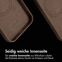 Accezz Vintage Leather Magsafe Backcover Apple iPhone 15 Pro Max - Rustic Brown