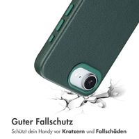 Accezz MagSafe Leather Backcover Apple iPhone 17e / 16e - Cedar Green