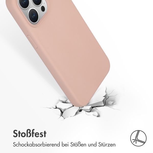 Accezz Liquid Silikoncase Apple iPhone 15 Pro Max - Rosa