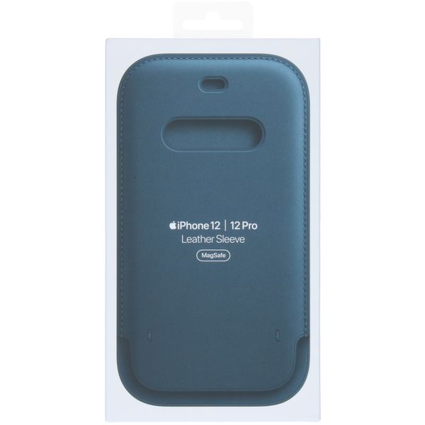 Apple Ledersleeve MagSafe Apple iPhone 12 (Pro) - Baltic Blue