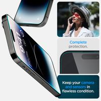 Spigen GLAStR Fit Displayschutzfolie 2er-Pack + Applicator Apple iPhone 14 Pro