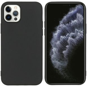 Accezz Color TPU Hülle Apple iPhone 12 (Pro) - Schwarz