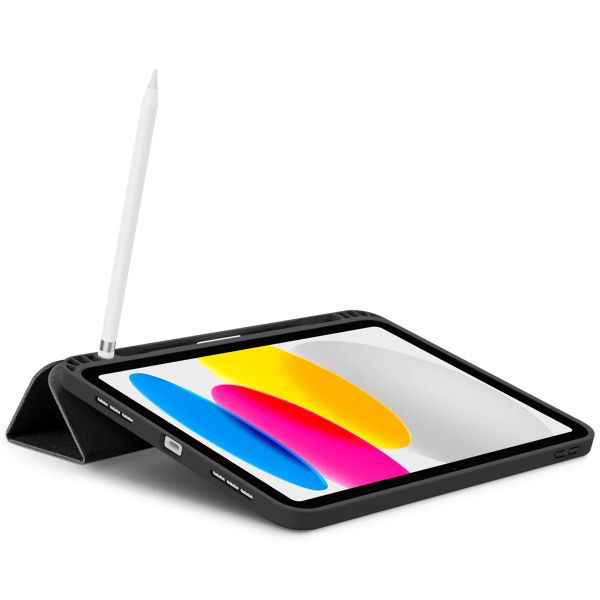 Spigen Urban Fit Klapphülle Apple iPad 11 (2025) 11 Zoll A16 / iPad 10 (2022) 10.9 Zoll - Schwarz