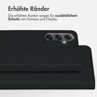 Accezz Wallet TPU Klapphülle Samsung Galaxy A35 - Schwarz