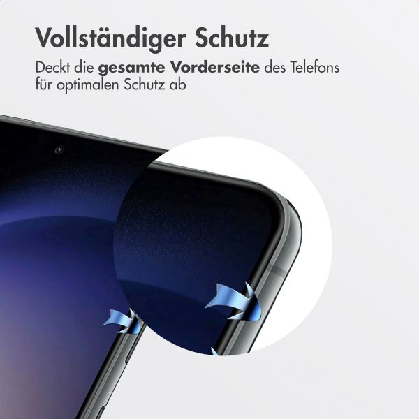 Accezz Gehärteter Glas-Schutz + Applikator Samsung Galaxy S23