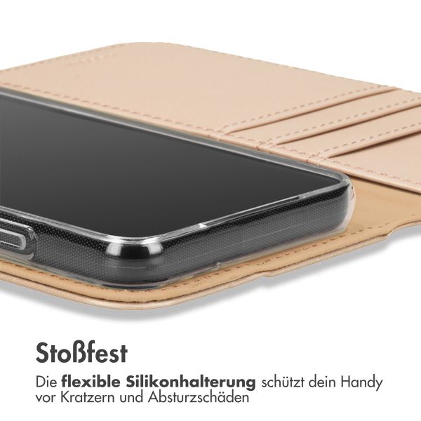 Accezz Wallet TPU Klapphülle Samsung Galaxy A42 - Gold