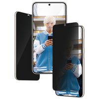 PanzerGlass Ultra Wide Fit Antibakterieller Screen Protector mit Sichtschutz inkl. Applikator Samsung Galaxy S24