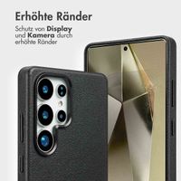 Accezz 2-in-1 Klapphülle aus Leder mit MagSafe Samsung Galaxy S25 Ultra - Onyx Black
