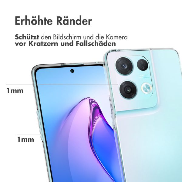 Accezz Clear TPU Backcover Oppo Reno 8 Pro 5G - Transparent