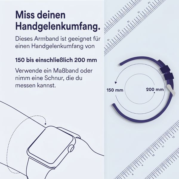 Apple Sport Armband für  Apple Watch | 38/40/41/42 mm - Größe M/L - Clay