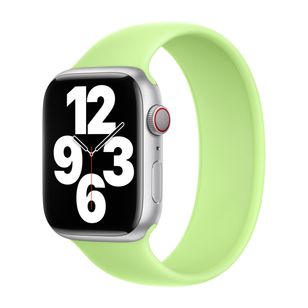 Apple Silikon Solo Loop für  Apple Watch | 38/40/41/42 mm - Größe 6 - Sprout Green
