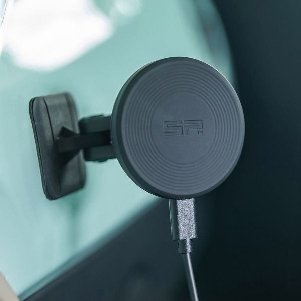 SP Connect SP Charging Adhesive Mount Pro SPC+ – Selbstklebender Handyhalter mit Ladefunktion – Geeignet für SPC+ Hüllen – Schwarz