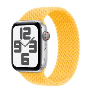 Apple Geflochtenes Solo Loop für  Apple Watch | 38/40/41/42 mm - Größe 4 - Sunshine