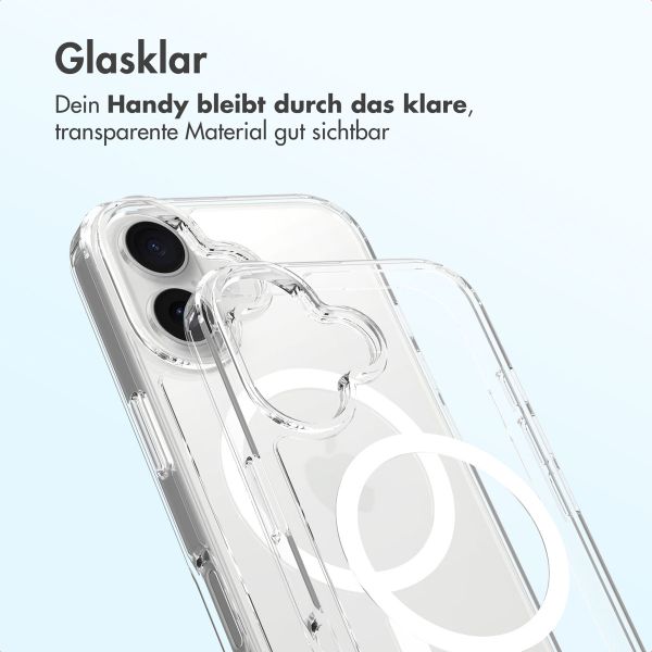 Accezz Xtreme Impact Backcover mit MagSafe Apple iPhone 16 - Transparent
