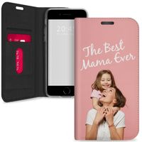 Gestalte deine eigene Compact Gel Klapphülle Apple iPhone SE (2022 / 2020) / 8 / 7 / 6(s) - Weiß