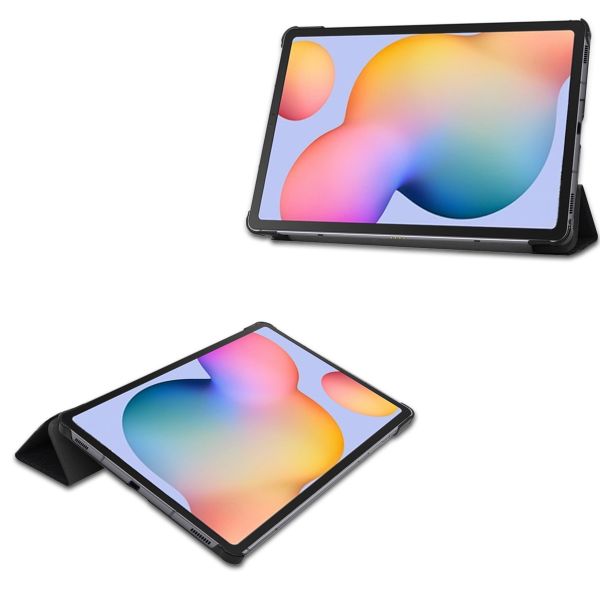 Accezz Trifold Klapphülle Samsung Galaxy Tab S6 Lite (2020/2022/2024)  - Schwarz